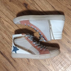 Mixed Metal Roxanne Hightop